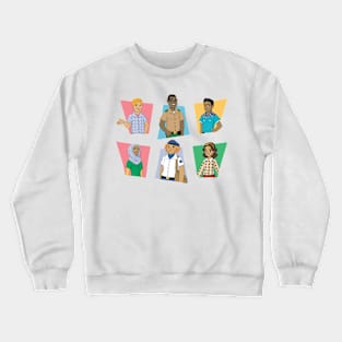 La Familia Rocha design 6: Characters Crewneck Sweatshirt